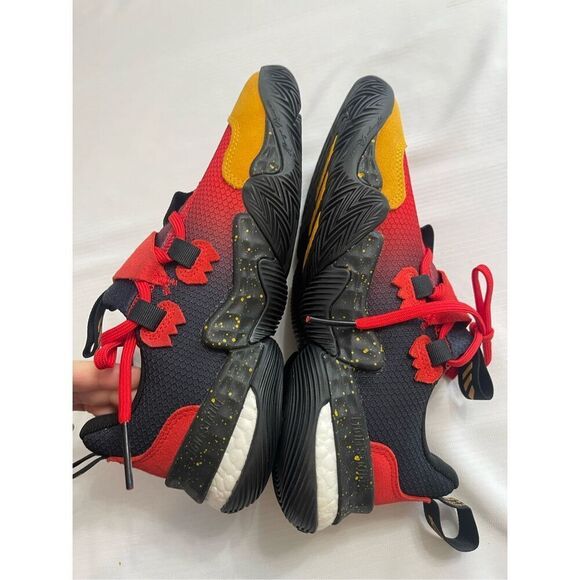 Adidas Trae Young 1 Men's Basketball Sneakers Vivid Red GY3772 Size 5 - Picture 6 of 9